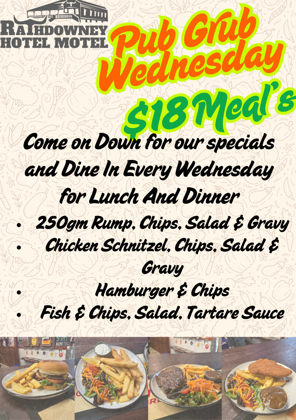 Pub Grub Wednesday